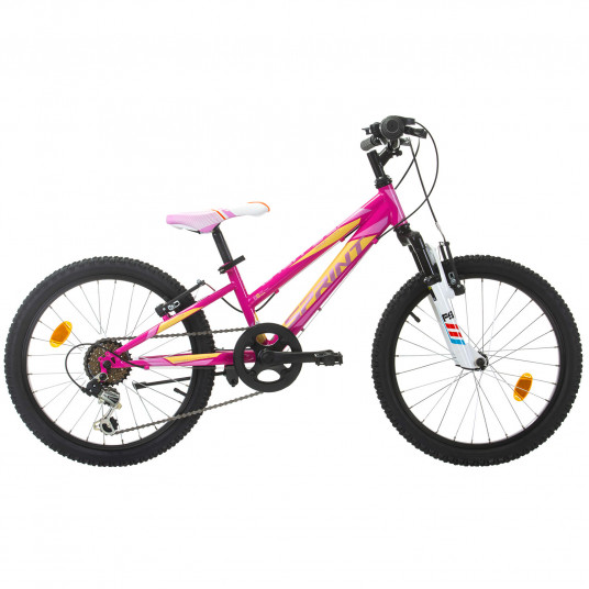  Vaikiškas dviratis SPRINT Calypso 20" 6G dydis 9,5" (24cm) (rožinė) 