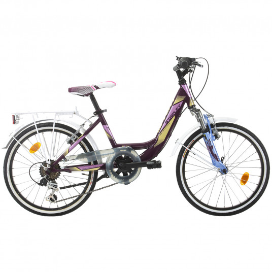  Vaikiškas dviratis SPRINT Starlet 20" 6G dydis 12" (31cm)  (violetinė) 
