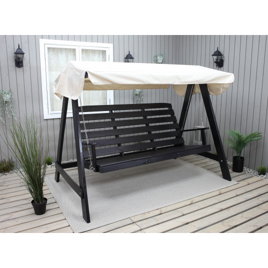  Venta sūpynės, ruda su beige spalvos stogeliu 