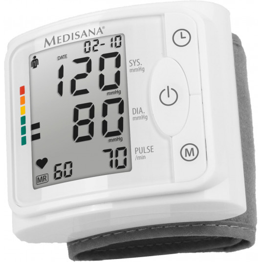  Medisana Wrist Blood pressure monitor BW 320 Memory function, Number of users Multiple user(s), Memory capacity 120 memory slots for each of 2 users, Wrist Blood pressure monitor, White 