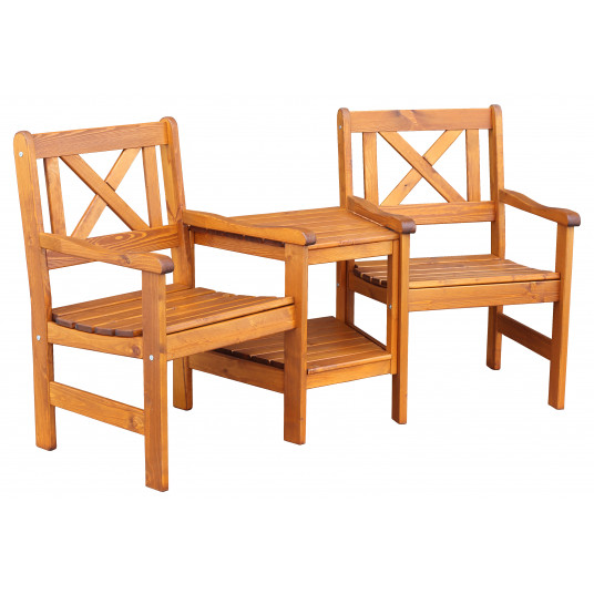 Malmo loveseat suolas, ruda