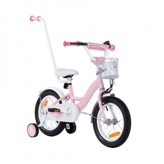  Vaikiškas dviratis TomaBike 14", šviesiai rožinis 