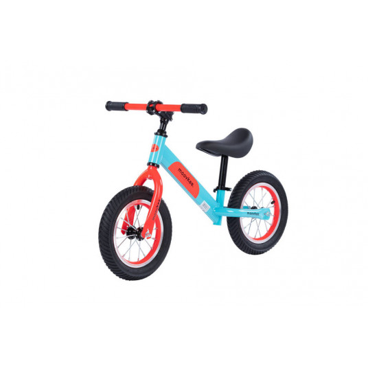  Balansinis dviratukas - Moovkee, 12 colių, mėlynai oranžinis 