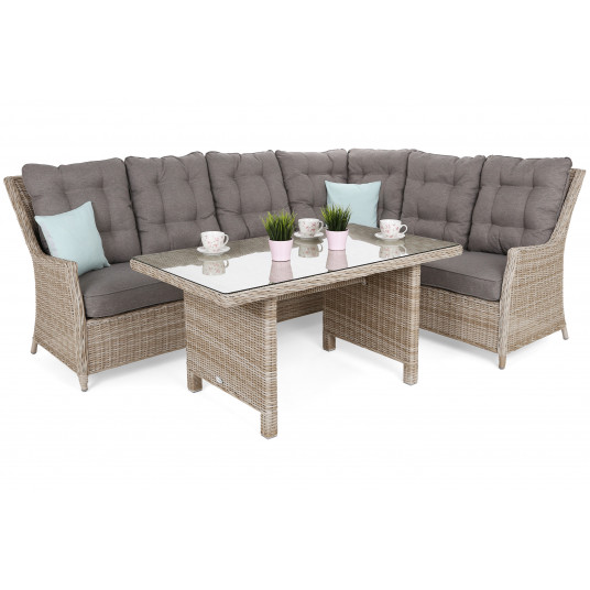 Kampinis sodo baldų komplektas Alicante Beige