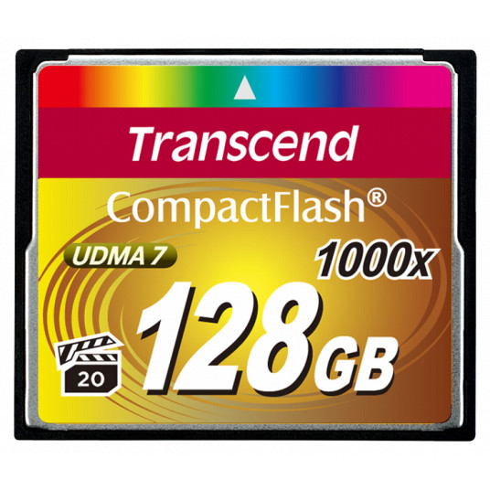  Transcend Compact Flash 128GB 1000x 