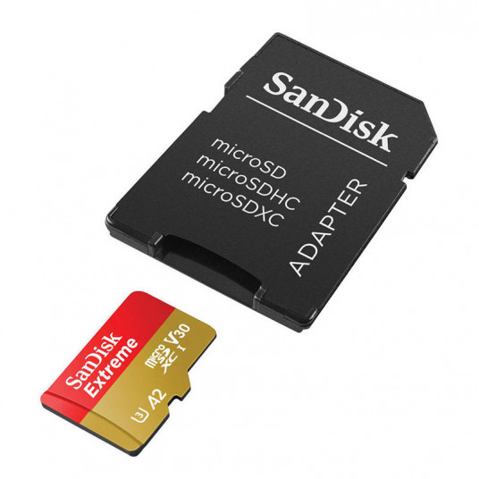  SANDISK EXTREME microSDXC 512 GB 190/130 MB/s UHS-I U3 memory card (SDSQXAV-512G-GN6MA) 