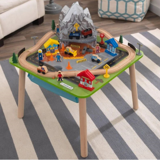  KidKraft Rocky Mountain Train Set & Table 10176 