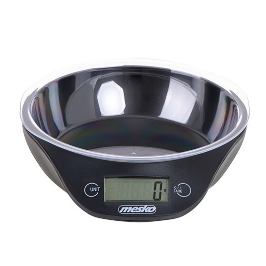  Mesko Kitchen scale with a bowl MS 3164 Maximum weight (capacity) 5 kg, Graduation 1 g, Display type LCD, Black 