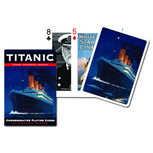 PIATNIK Žaidimo kortos „Titanic“ 