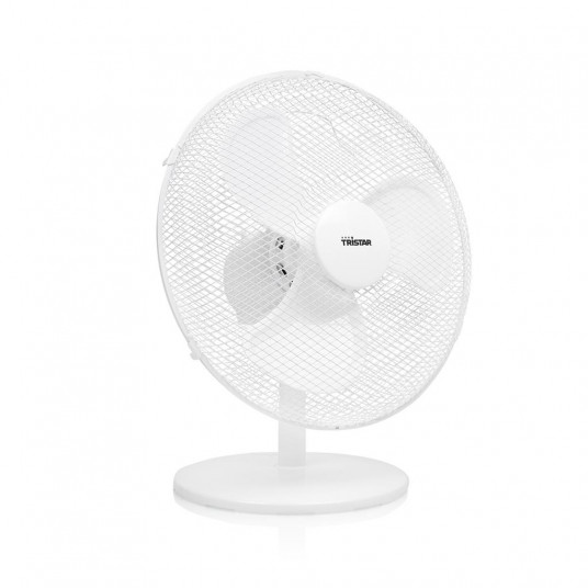  Tristar Desk fan VE-5727 Diameter 30 cm, White, Number of speeds 3, 40 W, Oscillation 