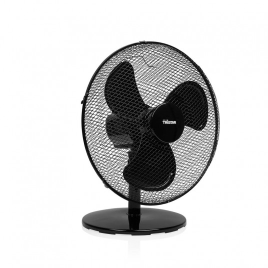  Tristar Desk fan VE-5728 Diameter 30 cm, Black, Number of speeds 3, 40 W, Oscillation 