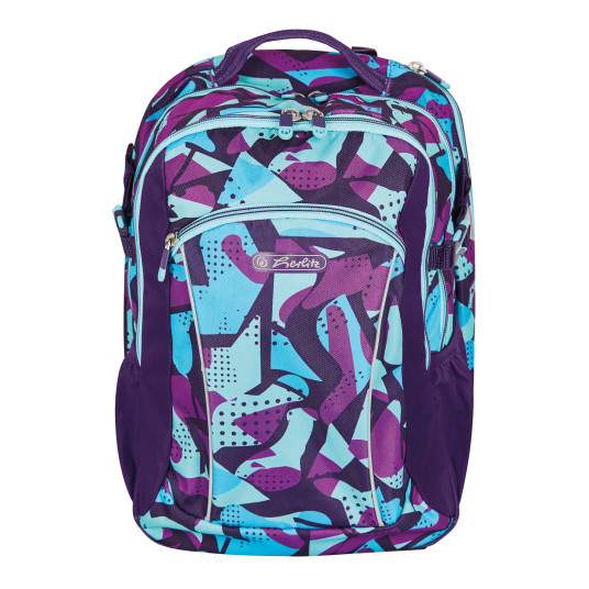  Mokyklinė kuprinė HERLITZ ULTIMATE - CamouPurple, 50043033 