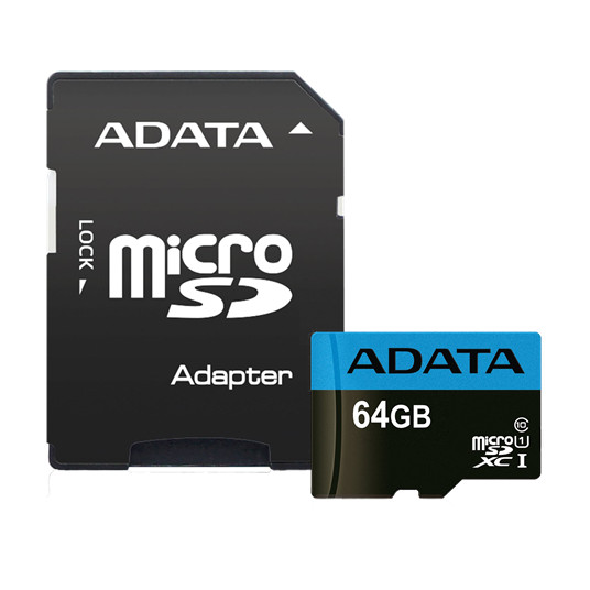  ADATA 64GB Micro SDXC V10 85MB/s + ad. 