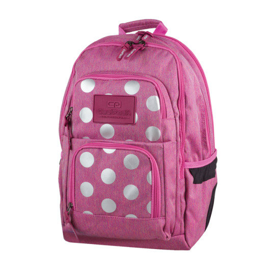  Kuprinė CoolPack Unit Silver Dots Pink 