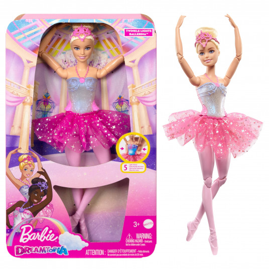  Barbie Dreamtopia balerina su švieselėmis, HLC25 