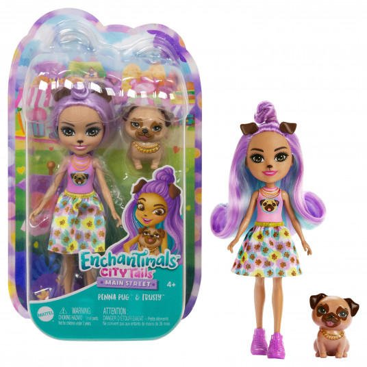 „Enchantimals“ herojė šunytė Pena su gyvūnėliu 