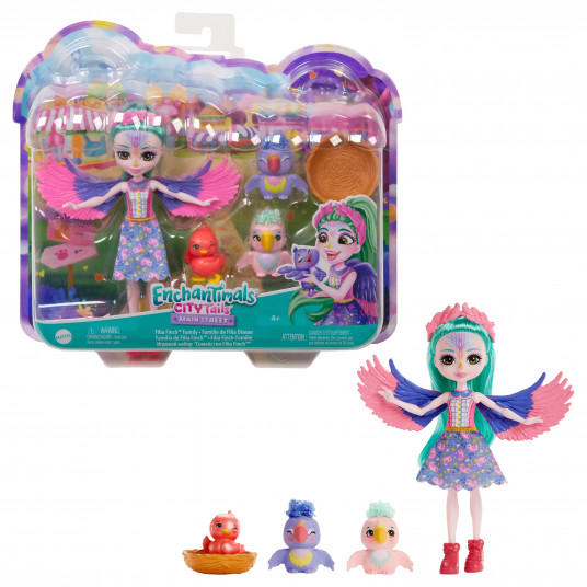  „Enchantimals“ herojų paukščių kikilių šeima HKN15 
