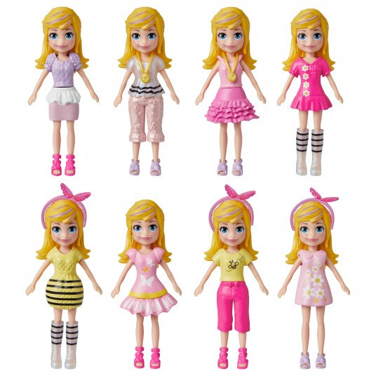  Polly Pocket vidutinio dydžio mados rinkinys 