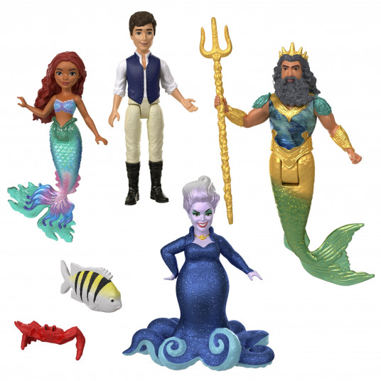  „Disney Little Mermaid“ herojų rinkinys 