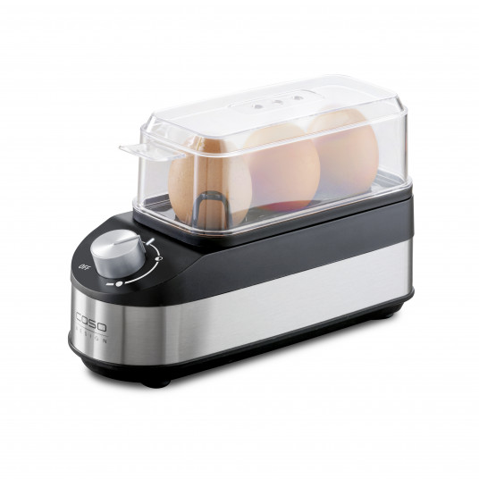  Caso Egg Cooker E3 Black/Stainless Steel, 210 W 