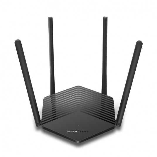  Mercusys AX1500 WiFi 6 Router  MR60X 802.11ax, 1201+300 Mbit/s, 10/100/1000 Mbit/s, Ethernet LAN (RJ-45) ports 2, Mesh Support No, MU-MiMO Yes, No mobile broadband, Antenna type External 
