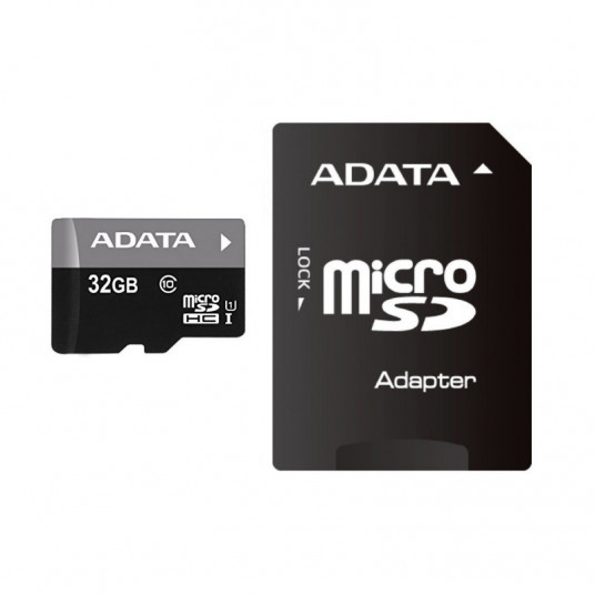  ADATA Premier UHS-I 32 GB, MicroSDHC, Flash memory class 10, Adapter 