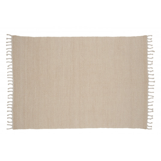  Kilimas Loke vilna /medvilnė mix - 230*160 - baltas/Beige 