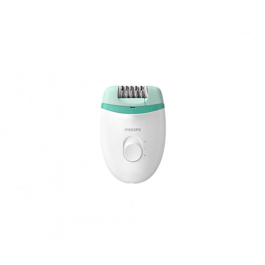  Philips Corded Compact Epilator BRE224/00 Satinelle Essential White/Green, Corded 