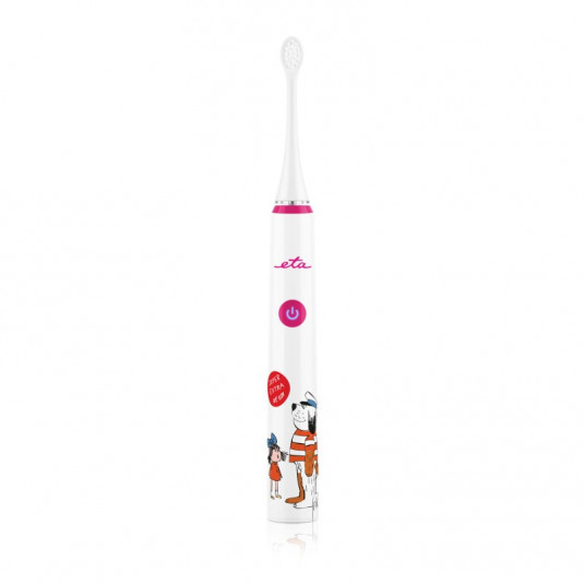  ETA Sonetic Kids Toothbrush ETA070690010 Rechargeable, For kids, Number of teeth brushing modes 4, Pink/White 