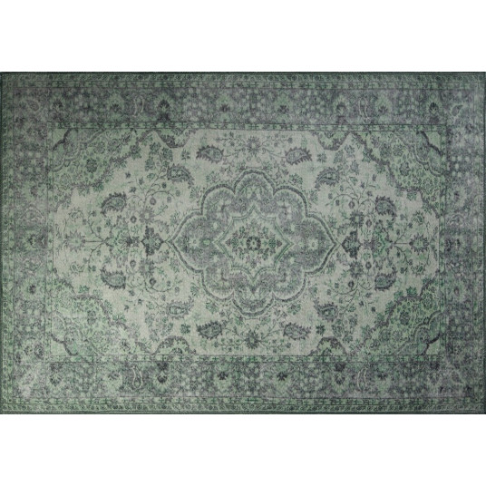  Kilimas (140 x 190) Conceptum Hypnose Blues Chenille - Green AL 139 - Daugiaspalvis 