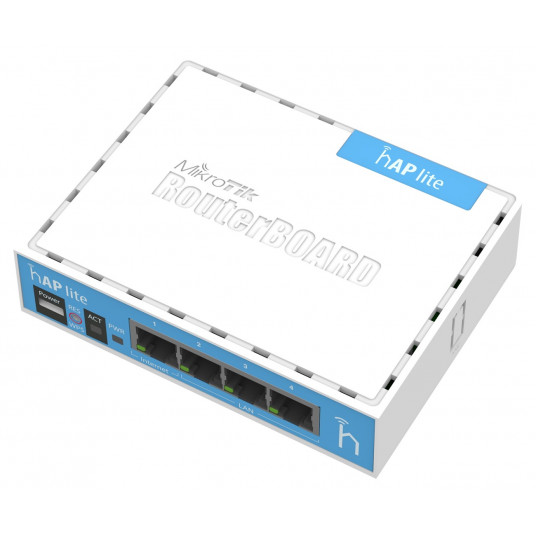  MikroTik RB941-2 hAP lite classic RouterOS L4 32MB RAM, 4xLAN,2.4GHz 802.11b/g/n 