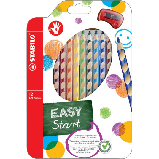  Pieštukai spalvoti EASYcolorsStart R 12sp 
