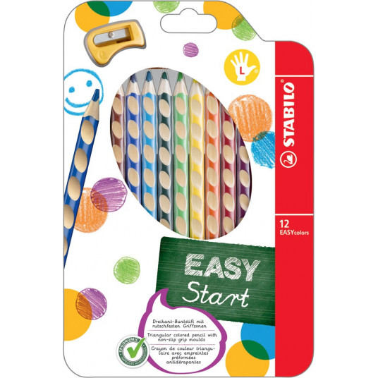 Pieštukai spalvoti EASYcolorsStart L 12sp