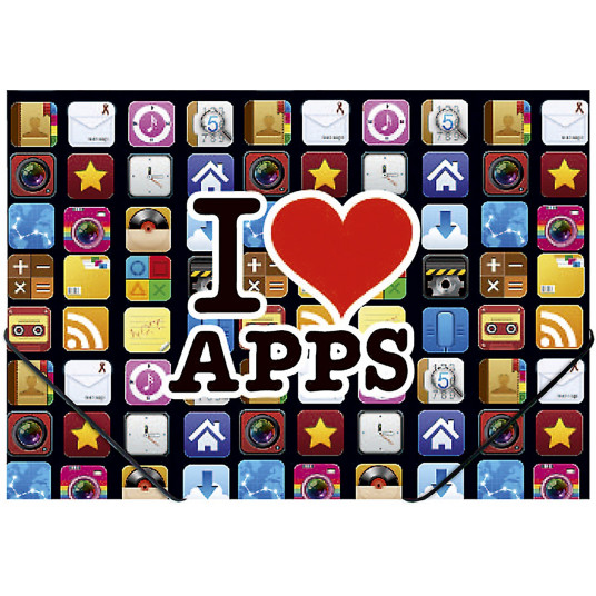  Aplankas su guma A4 APPS 