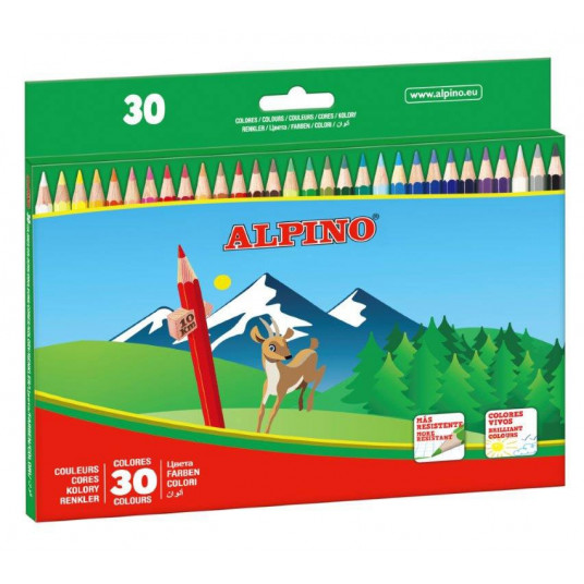 Pieštukai spalvoti ALPINO 30sp
