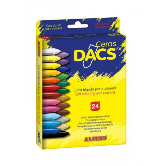 Vaškinės kreidutės ALPINO Dacs 24sp 11mm