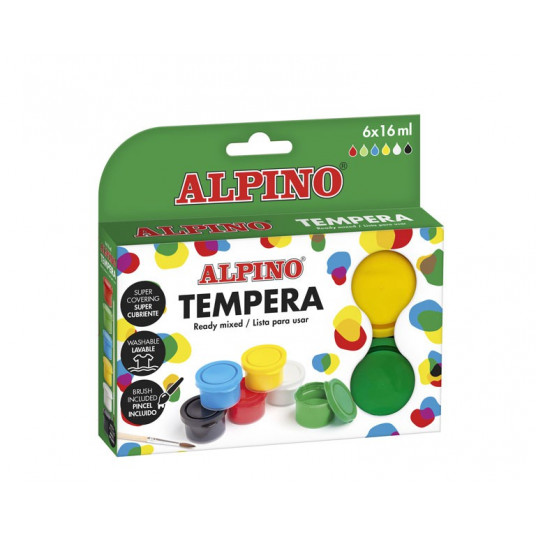  Guašas ALPINO 6 x 16ml+teptukas 