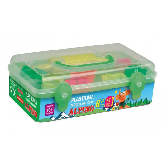 Plastilinas ALPINO 7sp+įrankių rinkinys