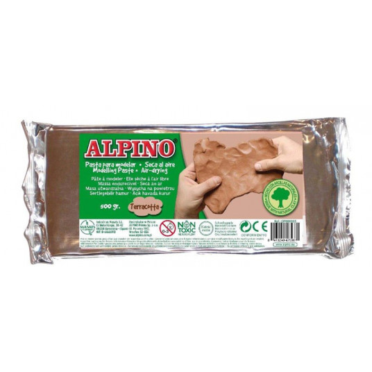  Modelinas ALPINO 500g rudas 