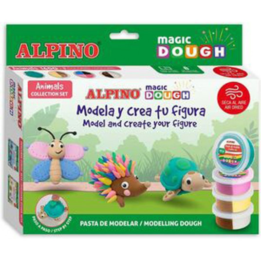 Modelino rinkinys ALPINO Magic Dough ANIMALS