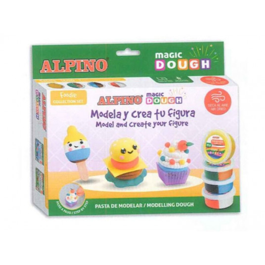 Modelino rinkinys ALPINO Magic Dough FOODIE