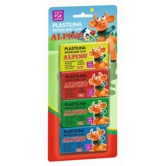 Plastilinas ALPINO 4sp x 50g