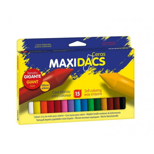 Vaškinės kreidutės ALPINO Maxidacs 15sp 14mm