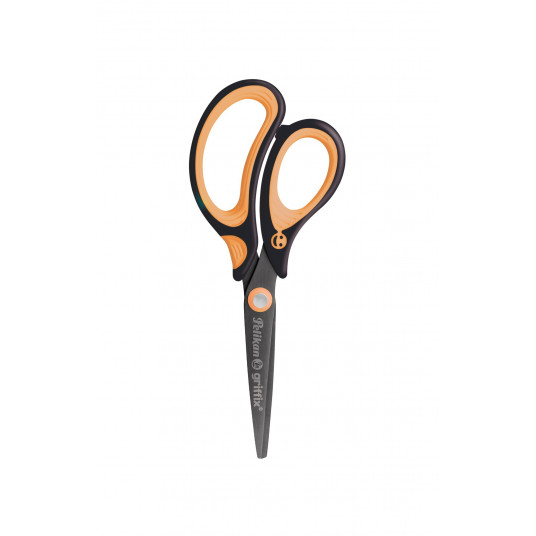 Žirklės GRIFFIX "L" 15cm neon black