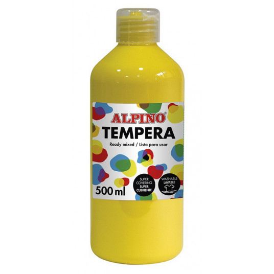  Guašas (tempera) ALPINO 500ml yellow 