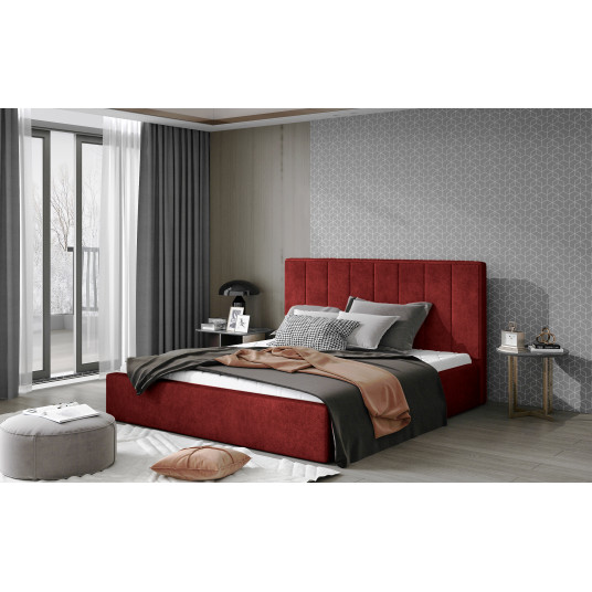 Lova Audrey Dora 63, 180x200, raudona spalva