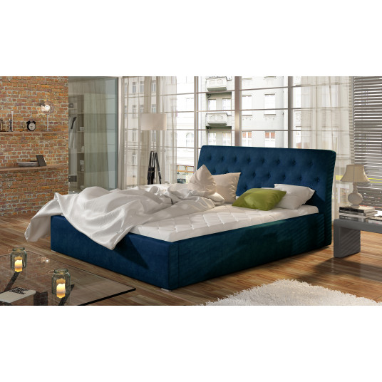 Lova Milano Kronos 09, 160x200, melyna spalva