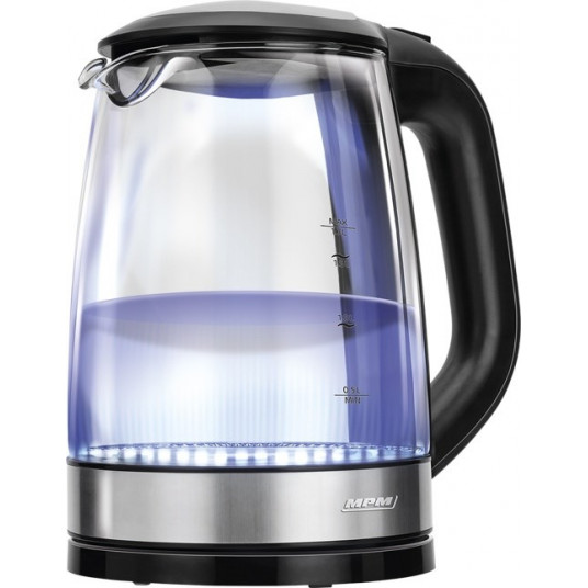  MPM MCZ-78 elektrinis virdulys 1,7 L 2200 W Juoda, Nerūdijančiojo plieno 