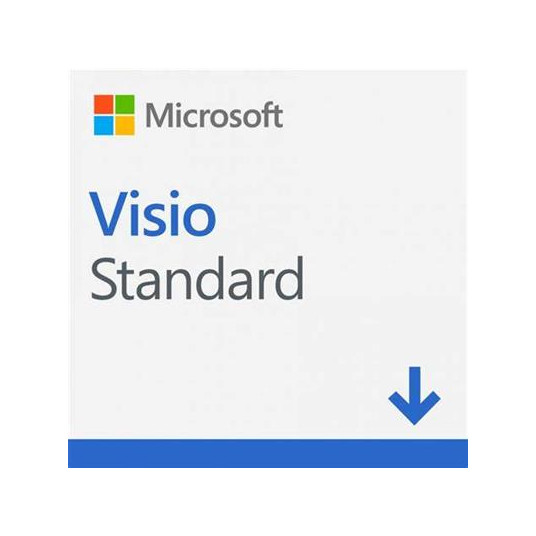  Microsoft D86-05942 Visio Std 2021 Win All Lng PK Lic Online DwnLd C2R NR 