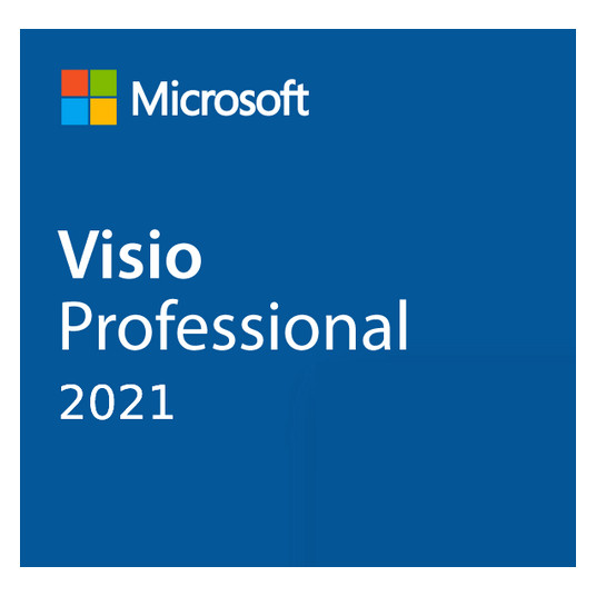  Microsoft D87-07606 Visio Pro 2021 Win All Lng PK Lic Online DwnLd C2R NR 